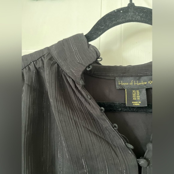 House of Harlow 1960 Black Ruche Dress - Picture 7 of 12